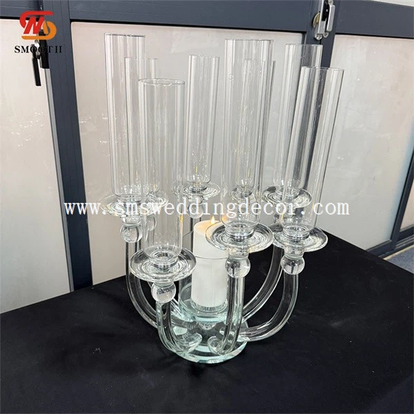 wedding table candelabra centerpiece